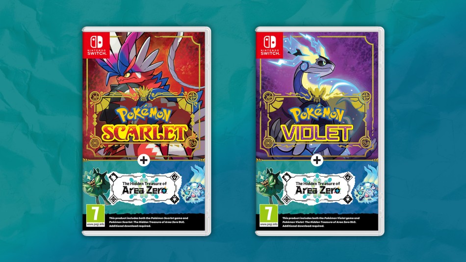 Pokémon Scarlet tai Pokémon Violet + The Hidden Treasure of Area Zero (fyysiset versiot) – 3. marraskuuta