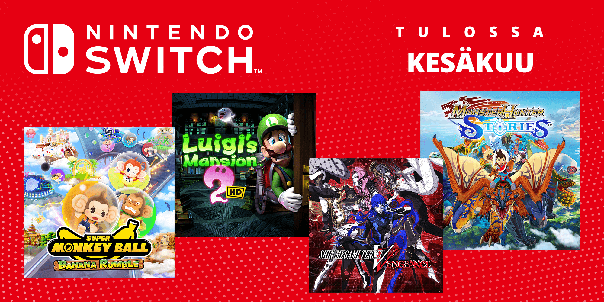 Tulevat Nintendo Switch -pelit – Kesäkuu 2024