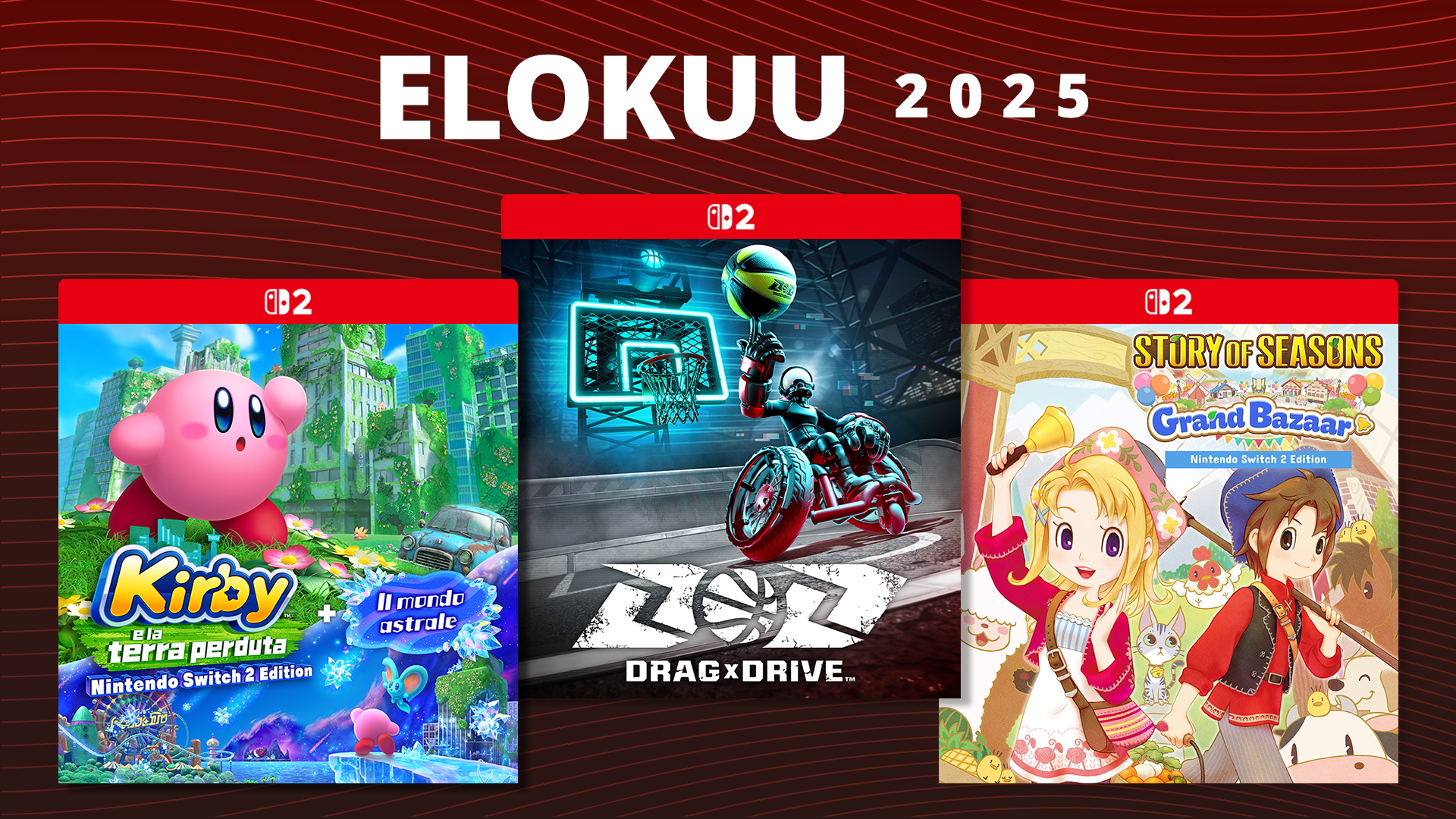Tulevat pelit – Elokuu 2025