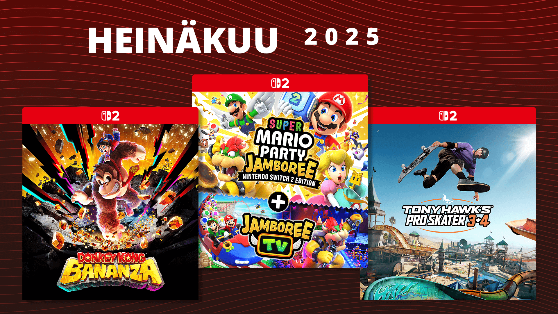 Tulevat pelit – Heinäkuu 2025