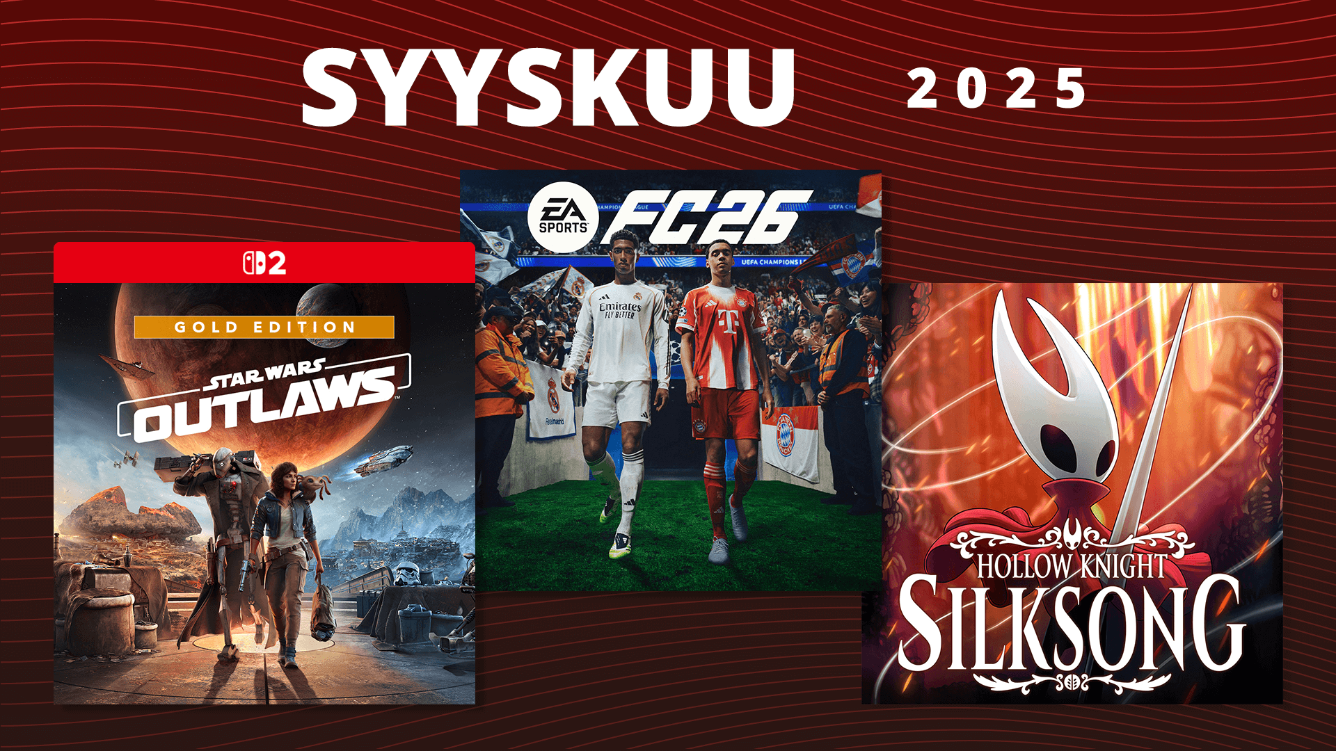 Tulevat pelit - Syyskuu 2025