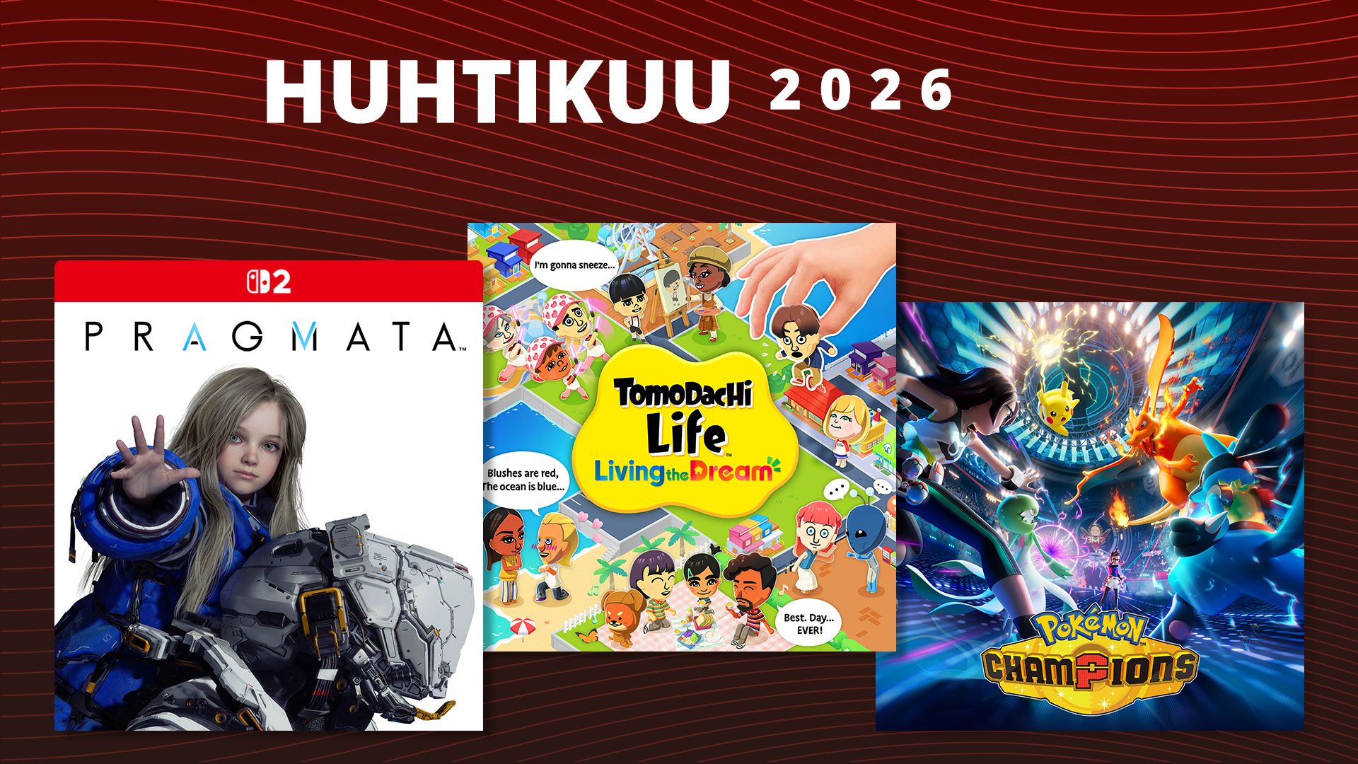 Tulevat pelit – Huhtikuu 2026