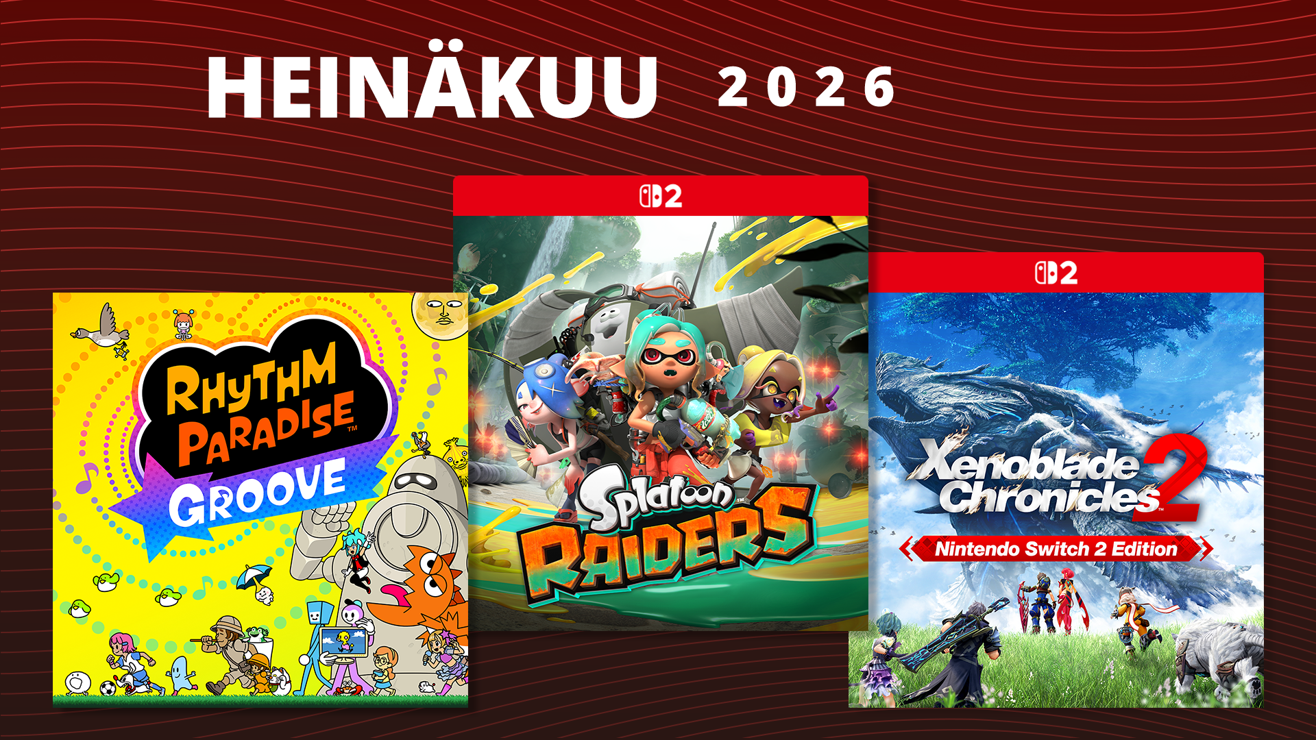 Tulevat pelit – Heinäkuu 2026