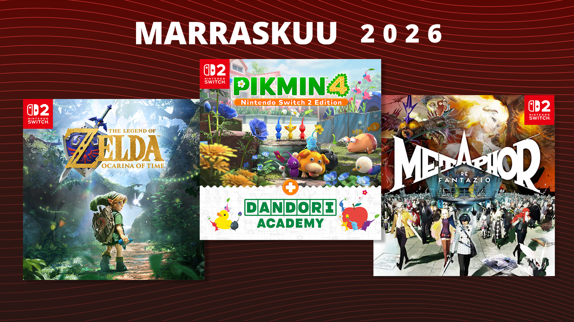 Tulevat pelit– Marraskuu 2026