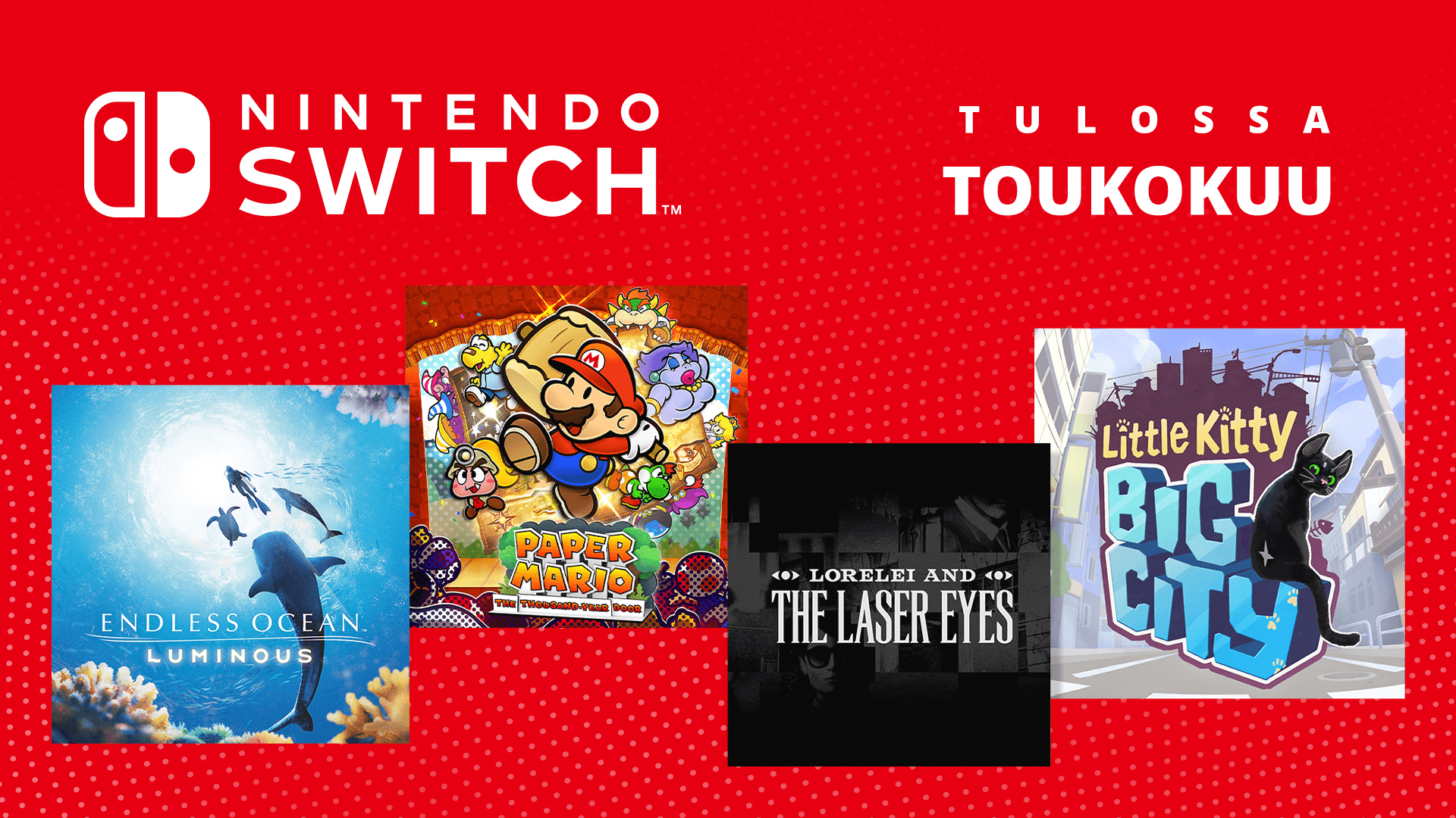 Tulevat Nintendo Switch -pelit – Toukokuu 2024