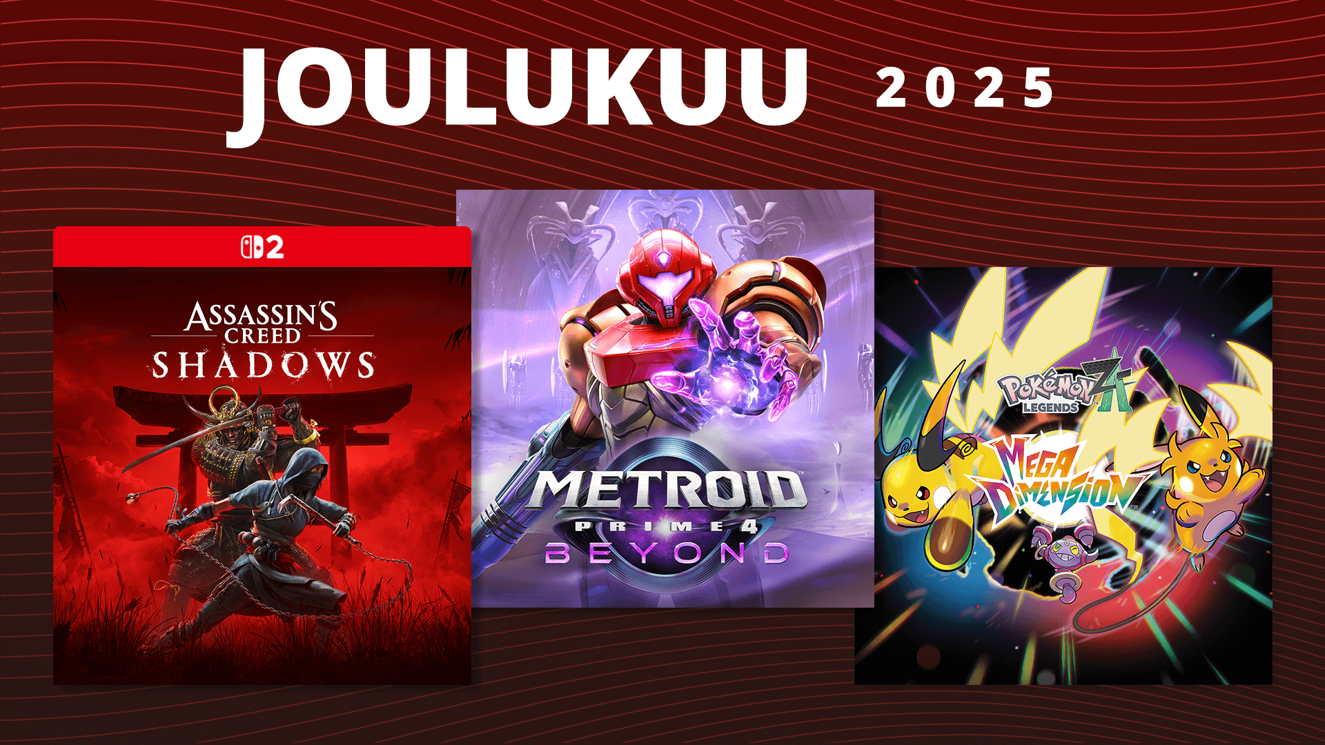 Tulevat pelit – Joulukuu 2025