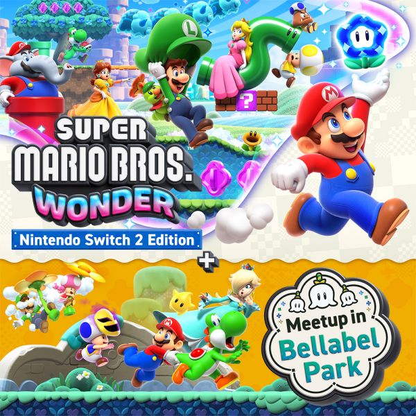 Lisätietoja Super Mario Bros. Wonder – Nintendo Switch 2 Edition + Meetup In Bellabel Park -pelin uusista ominaisuuksista