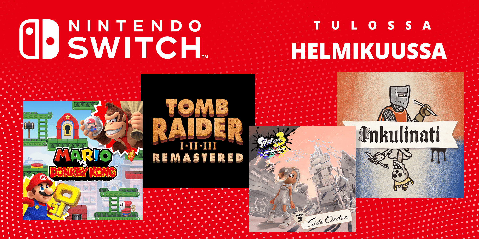 Tulevat Nintendo Switch -pelit – helmikuu 2024